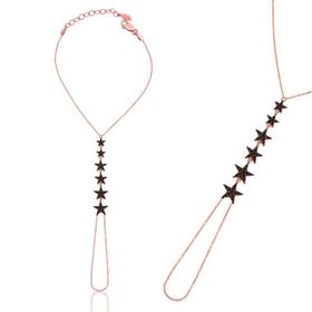 Gumush BR0460599 Yıldız Şahmeran Gümüş Kadın Bileklik