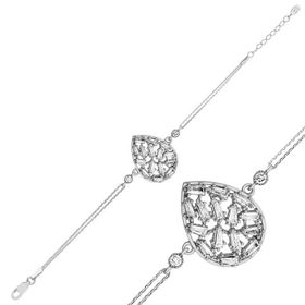 Gumush BR0460605 Su Damlası Gümüş Kadın Bileklik