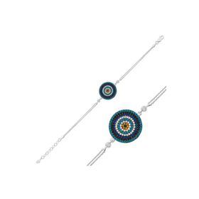 Gumush BR0460609 Nazar Gümüş Kadın Bileklik