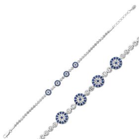 Gumush BR0460611 Gümüş Nazar Bayan Bileklik