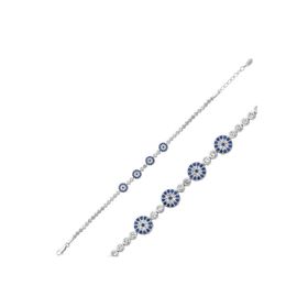 Gumush BR0460611 Gümüş Nazar Bayan Bileklik