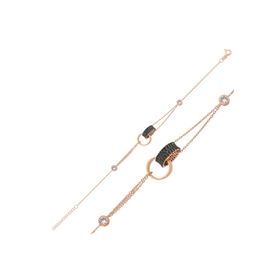 Gumush BR0460644 Baget Taşlı Gümüş Kadın Bileklik