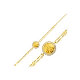Gumush BR0460659 Gümüş Tuğralı Bayan Bileklik