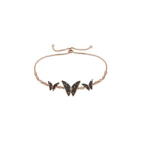 Gumush BR0460666 Kelebek Asansör Gümüş Bileklik