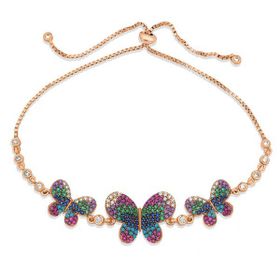 Gumush BR0460670 Kelebekli Asansör Gümüş Bileklik