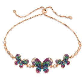 Gumush BR0460670 Kelebekli Asansör Gümüş Bileklik