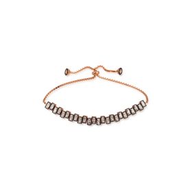 Gumush BR0460677 Baget Taşlı Asansör Gümüş Bileklik