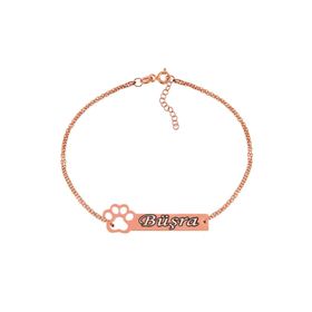 Gumush BR0580014 Kişiye Özel Sonsuzluk İsimli Gümüş Kadın Bileklik