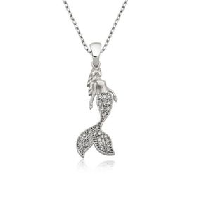 Gumush Deniz Kızı Bayan Gümüş Kolye