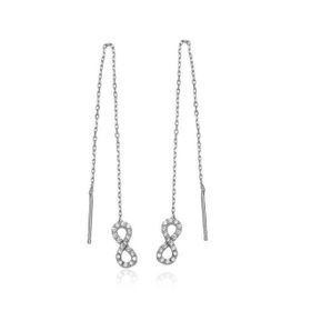 Gumush EA1160028 Gümüş Zincirli Sonsuzluk Küpe