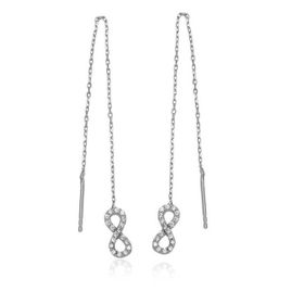 Gumush EA1160028 Gümüş Zincirli Sonsuzluk Küpe