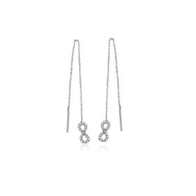 Gumush EA1160028 Gümüş Zincirli Sonsuzluk Küpe