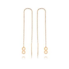 Gumush EA1160028 Gümüş Zincirli Sonsuzluk Küpe