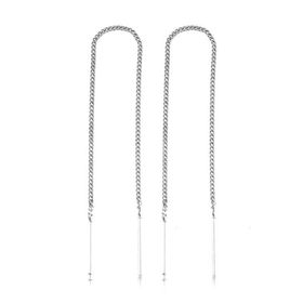 Gumush EA1160039 Gümüş Zincirli Küpe