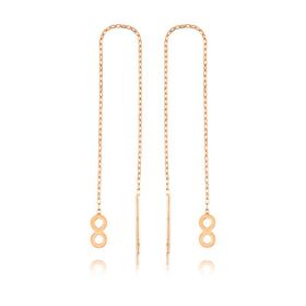 Gumush EA1160055 Gümüş Zincirli Sonsuzluk Küpe