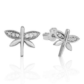 Gumush EA1160091 Gümüş Yusufcuk Çivili Küpe
