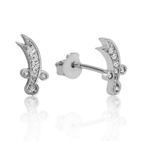 Gumush EA1160100 Gümüş Zülfikar Kılıcı Çivili Küpe