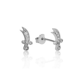 Gumush EA1160100 Gümüş Zülfikar Kılıcı Çivili Küpe