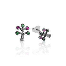 Gumush EA1160111 Gümüş Hayat Ağacı Çivili Küpe