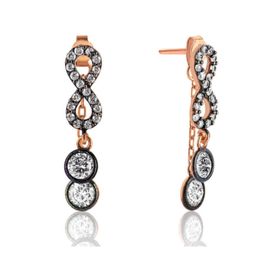 Gumush EA1160123 Gümüş Zincirli Sonsuzluk Küpe
