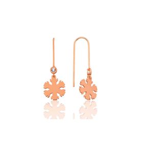Gumush EA1160168 Gümüş Kar Tanesi Küpe