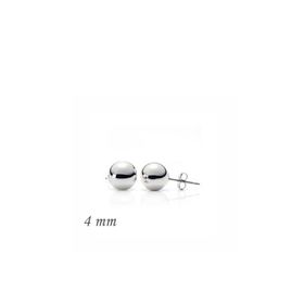 Gumush EA1160221 4 mm Gümüş Top Küpe