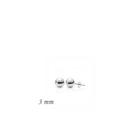 Gumush EA1160222 3 mm Gümüş Top Küpe