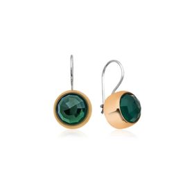 Gumush EA1160246 Gümüş Otantik Zümrüt Küpe