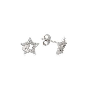 Gumush EA1540005 Taşlı Gümüş Küpe