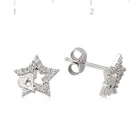 Gumush EA1540005 Taşlı Gümüş Küpe