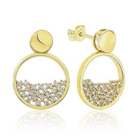 Gumush Gold Çiğ Damlası Kadın Gümüş Küpe
