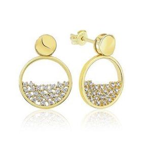 Gumush Gold Çiğ Damlası Kadın Gümüş Küpe