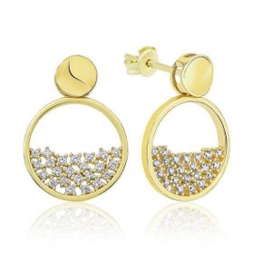 Gumush Gold Çiğ Damlası Kadın Gümüş Küpe