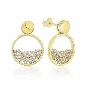 Gumush Gold Çiğ Damlası Kadın Gümüş Küpe