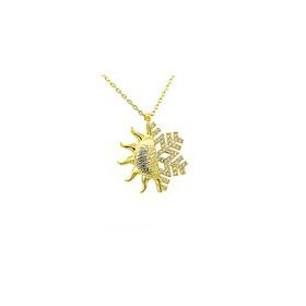 Gumush Gold Güneş Kartanesi Bayan Gümüş Kolye