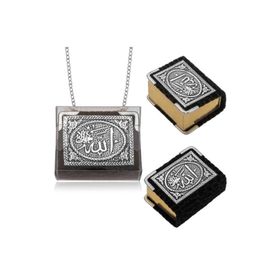 Gumush KR2550067 Gümüş Zincirli Küçük Kur’anı-ı Kerim
