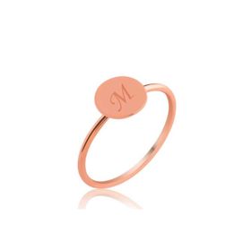 Gumush LR0580002 Gümüş Harfli Bayan Yüzük