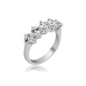 Gumush LR1650005 Gümüş Kristal Taşlı Bayan Yüzük