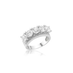 Gumush LR1650005 Gümüş Kristal Taşlı Bayan Yüzük