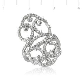 Gumush LRG47066007 Çoktaşlı Bayan Yüzüğü