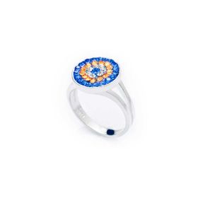 Gumush LRG81106002 Gümüş Nazarlı Bayan Yüzük