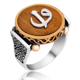Gumush MR2350556 Elif Vav Gümüş Erkek Yüzük