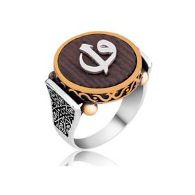 Gumush MR2350557 Kuka Elif Vav Gümüş Erkek Yüzük