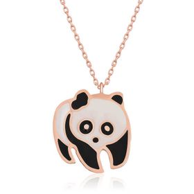 Gumush Panda Gümüş Kadın Kolye