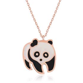 Gumush Panda Gümüş Kadın Kolye