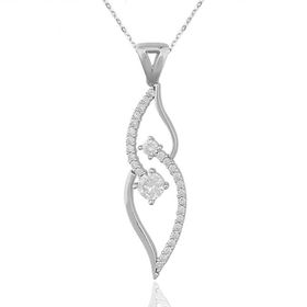 Gumush PND47138272 Taşlı Gümüş Kolye