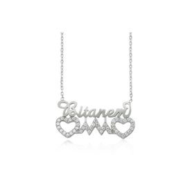 Gumush PT0460045 Bitanem Yazılı Kalp Kolye