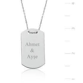 Gumush PT2610111 Künyesi Gümüş Kolye