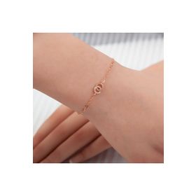 Gumush Rose Birleşik Halkalar Kadın Gümüş Kolye