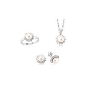 Gumush SET101105 Taşlı Gümüş Set
